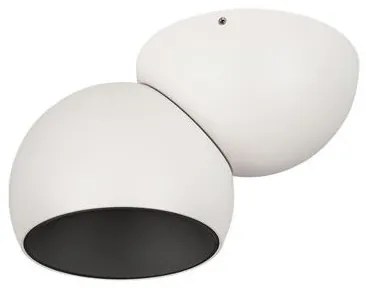 Spot LED aplicat aluminiu LUSA alb