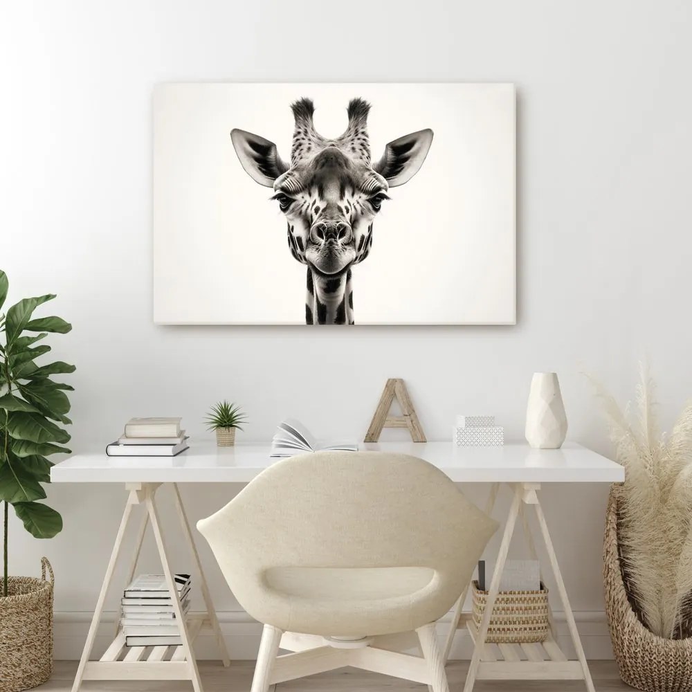 Tablou portret girafă