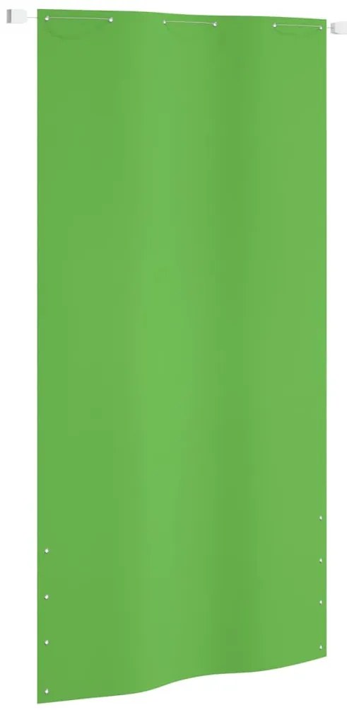 vidaXL Paravan de balcon, verde deschis, 120x240 cm, țesătură oxford