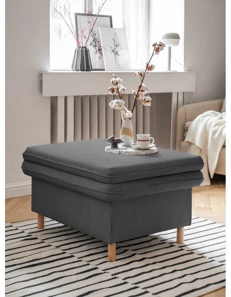 Taburet gri închis Simon – Miuform