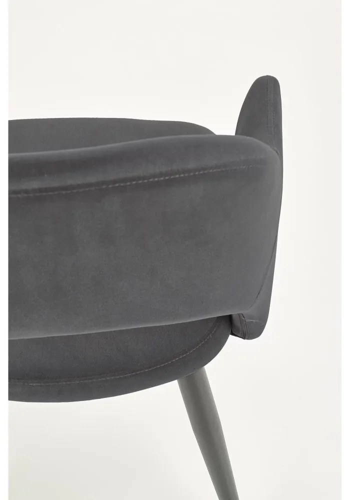 Scaun de bucaterie Rainer, gri/negru