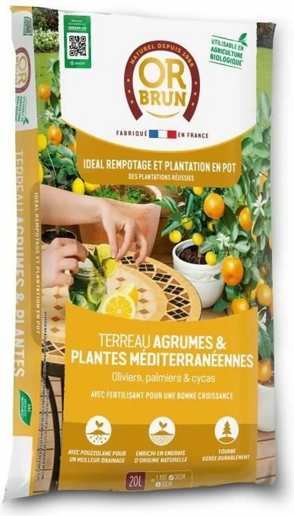 Pământ pentru ghiveci OR BRUN OBRTAG20N 20 L