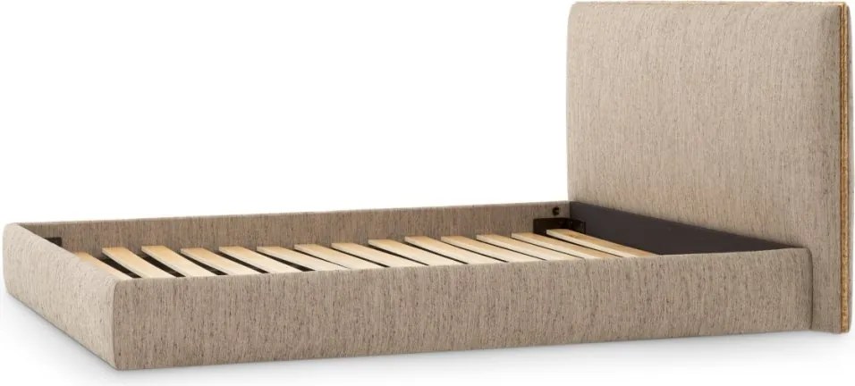 Pat dublu tapitat design LUX Ashford 180x210cm, Beckett beige