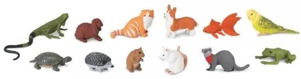 Set 48 figurine Animale De Companie