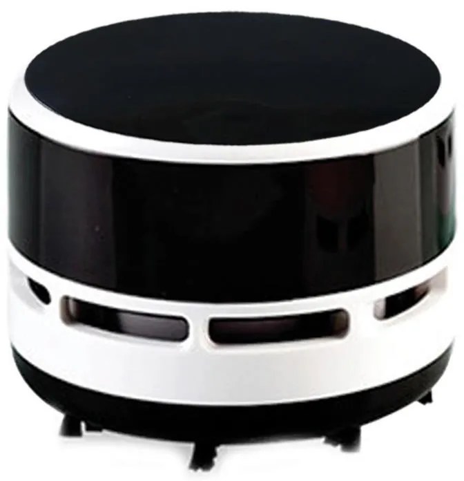 Mini aspirator Attractive, baterie 2xAA, Potrivit pentru praf si frimituri, 8x6 cm, Negru