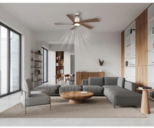 Ventilator LED dimabil de tavan Globo 03606 MODESTO LED/20W/230V + telecomandă