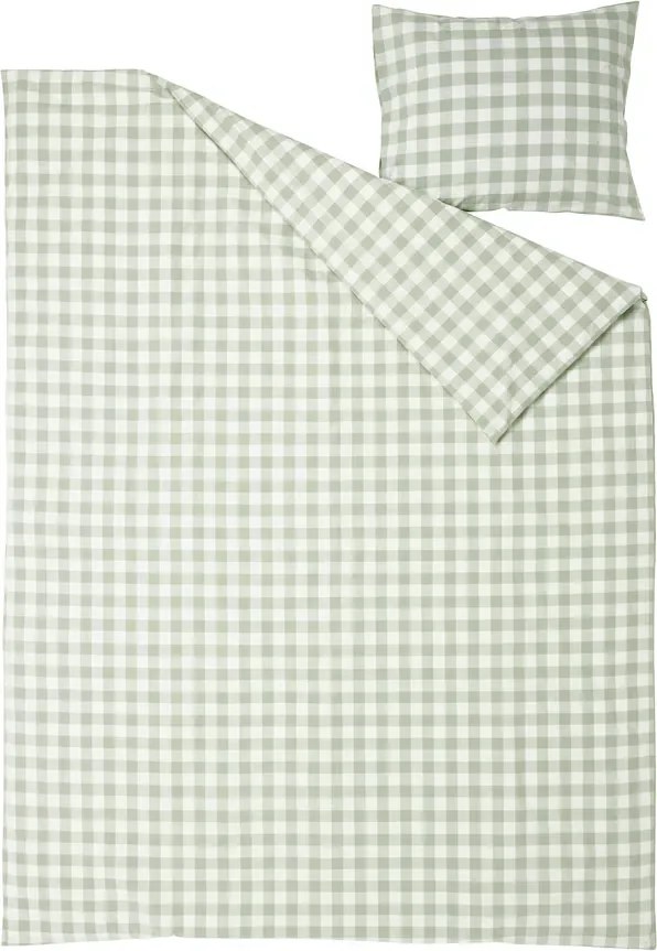 Lenjerie de pat din bumbac GREEN CUBIS verde, 100% bumbac Dimensiune lenjerie de pat: 70 x 80 cm | 140 x 200 cm