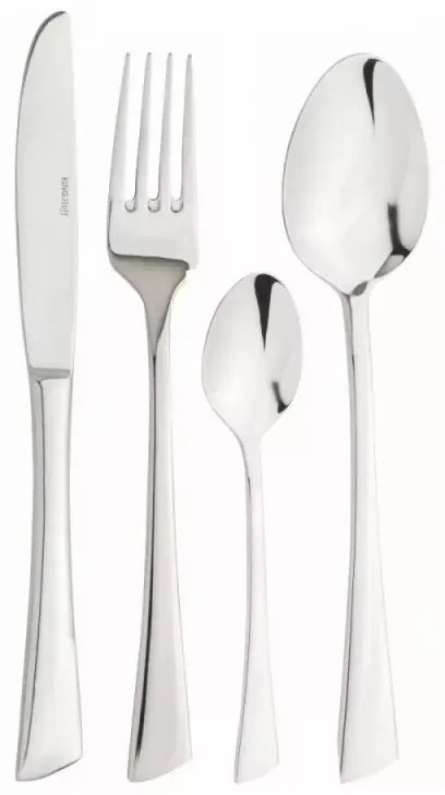 Set tacâmuri Kinghoff KH 1512, 24 piese, Pentru 6 persoane, Oțel inoxidabil, Argint