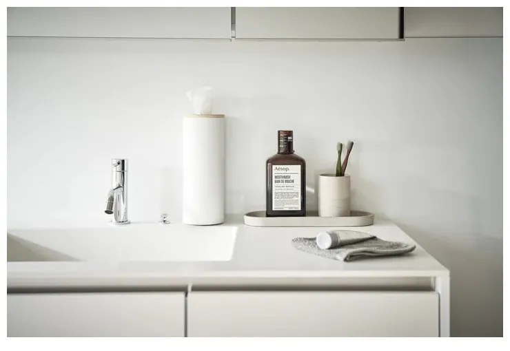 Suport pentru șervețele din metal alb Rin – YAMAZAKI