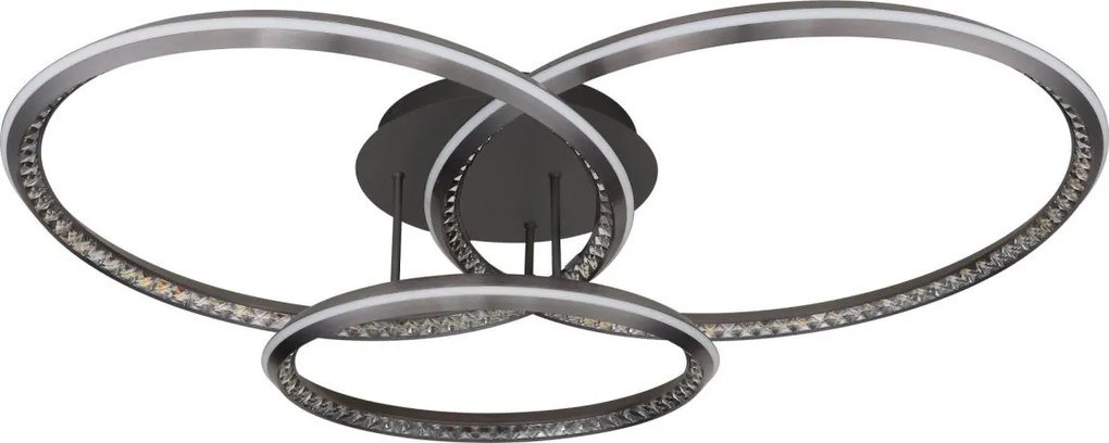 Globo 67329-72 - Plafonieră LED dimabilă ALAINA 72W/230V 2700-6000K 50x75 cm+telecomandă