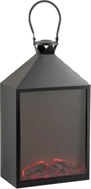 Decoratiune LED lanterna COZY WARM 55x30 cm, neagra