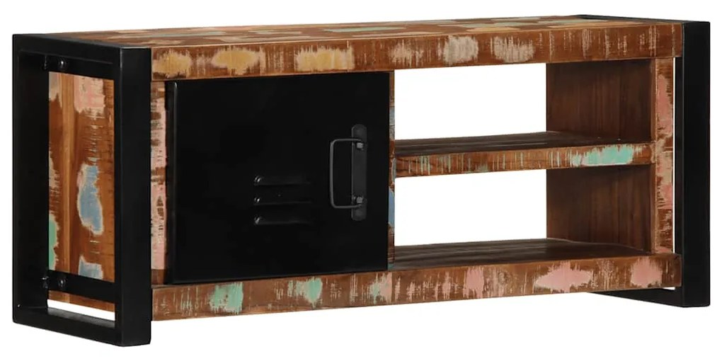 vidaXL Dulap TV 80x30x35 cm lemn masiv recuperat