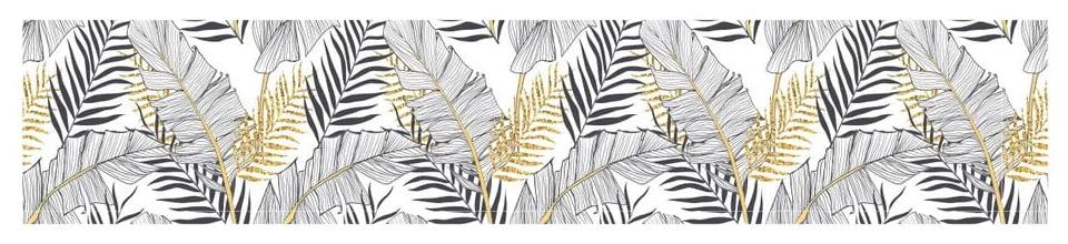 Autocolant pentru geam 200x40 cm Classy Palm Leaves – Ambiance