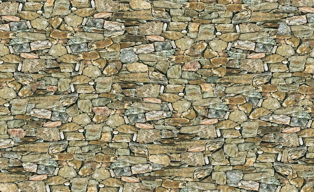 Fototapet - Stone Wall Rock (254x184 cm)