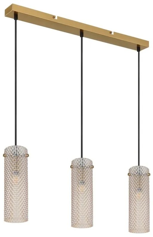 Lustra suspendata design decorativ Karolo 3L, 15775-3H GL