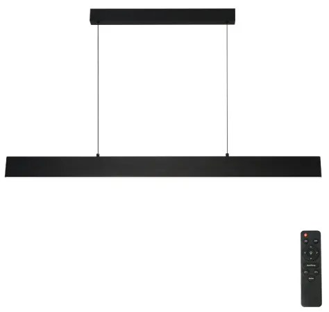 Lustră LED dimabilă pe cablu Brilagi SLIMLINE LED/40W/230V 3000-6000K negru + telecomandă