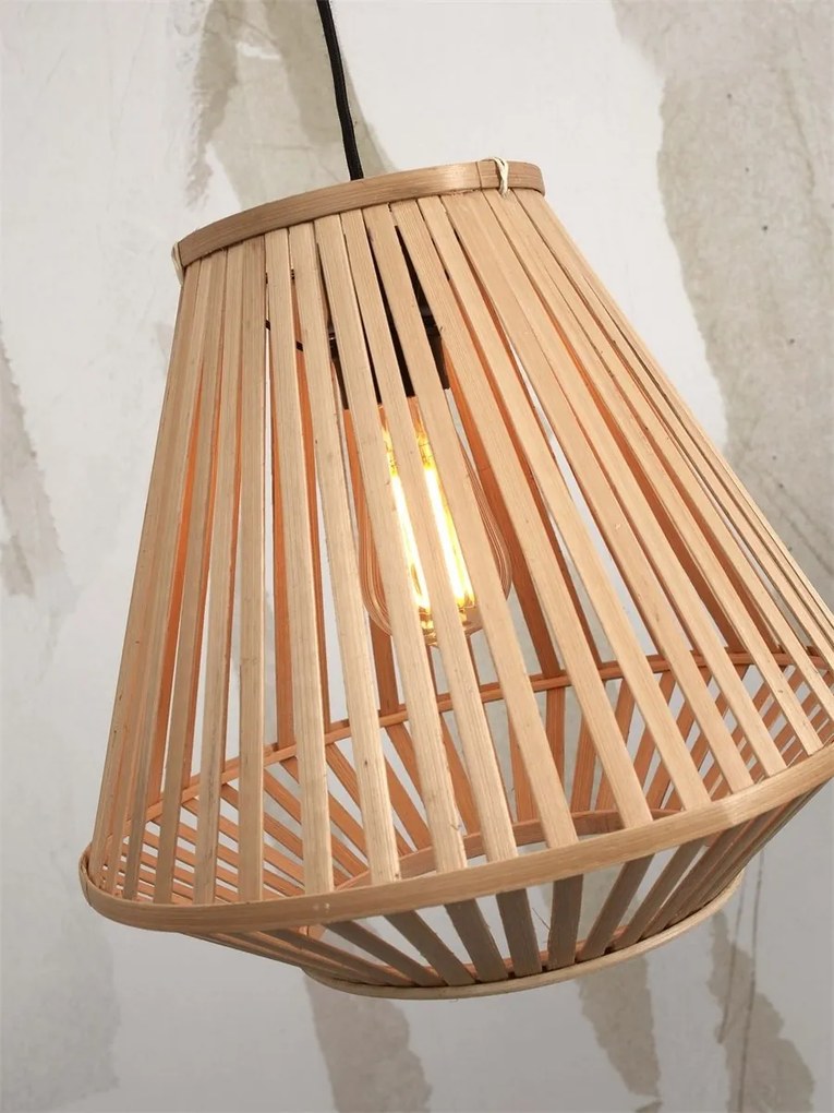 Lampadar eco din bambus Merapi S nat/diamond, nat