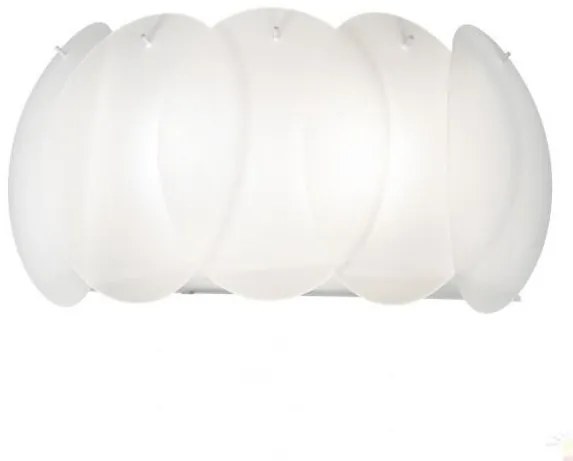 Aplica de perete moderna OVALINO AP2 BIANCO 038025