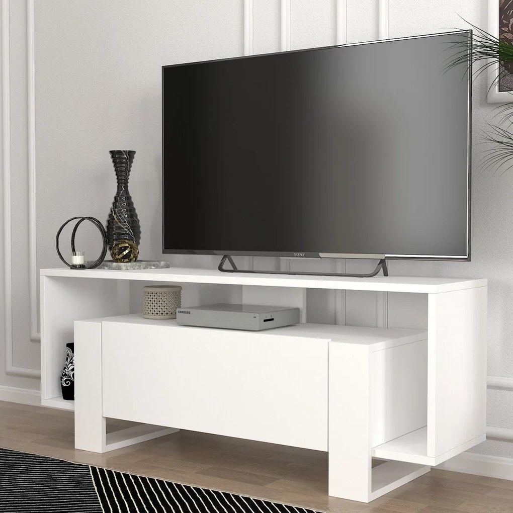 Masă TV Mery White