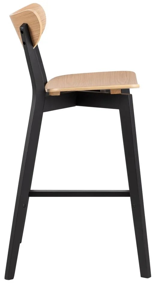 Scaune de bar din lemn de arbore de cauciuc 2 buc. 105 cm Roxby – Actona