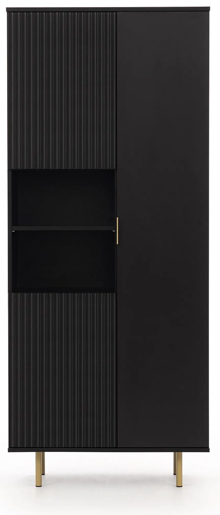 Dulap cu rafturi Nalani R3D (negru). 1071318