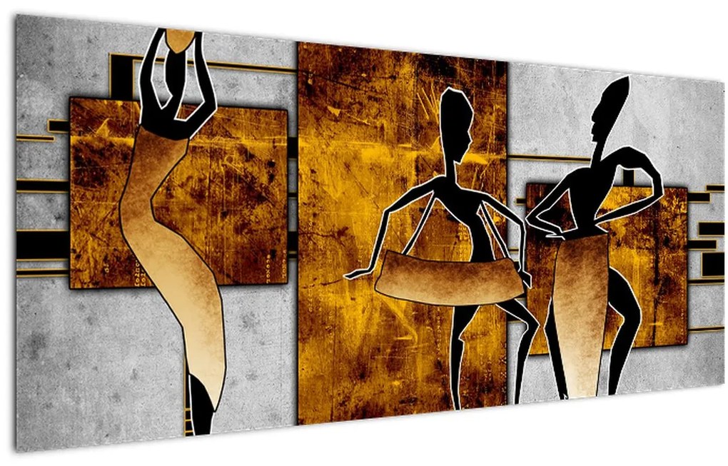Tablou - Motiv cultura africană (120x50 cm)