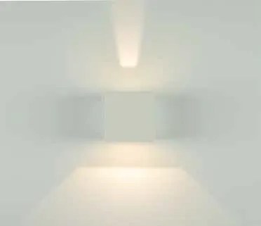 Aplica LED iluminat exterior ambiental IP54 Heime alba