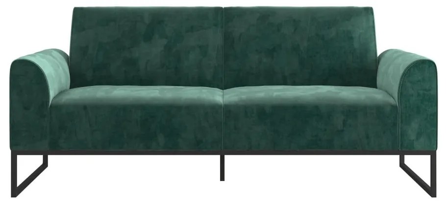 Canapea extensibilă verde 217 cm Adley - CosmoLiving by Cosmopolitan