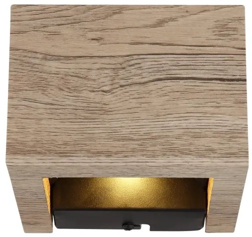 Aplică LED Globo 15553W1W ALINA LED/8W/230V maro