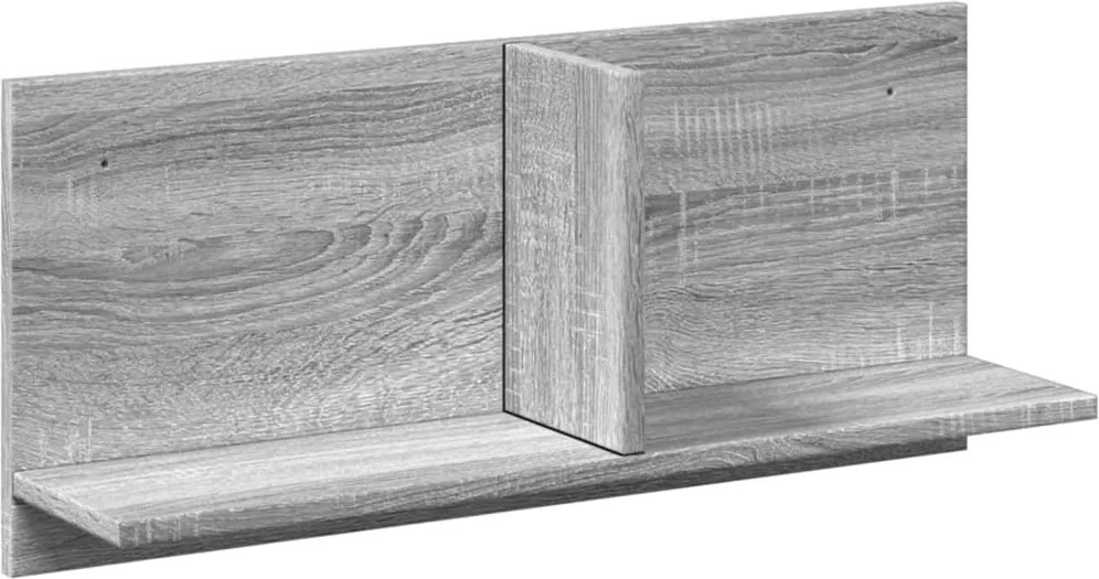 vidaXL Dulap de perete, sonoma gri, 70x16,5x30 cm, lemn prelucrat
