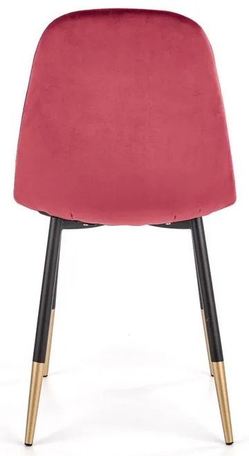 Scaun de bucaterie Noela, visiniu / negru