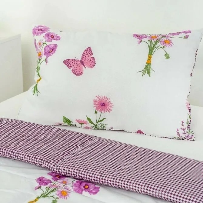 Stanex CLASSIC set de vară Spring purple , 140 x200 cm, 40 x 60 cm