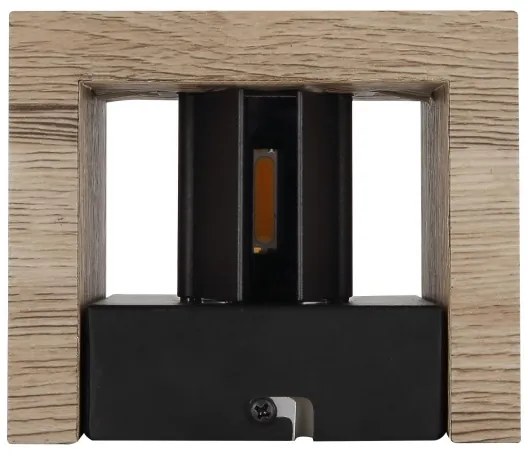 Aplică LED Globo 15553W1W ALINA LED/8W/230V maro