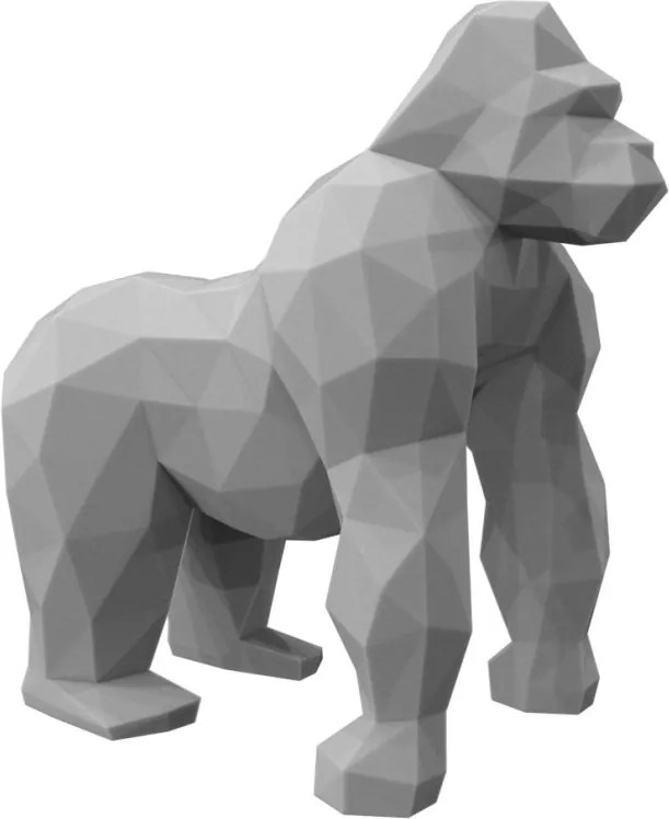 Decoratiune/ Statueta exterior sau interior ORIGAMI SARU, mat