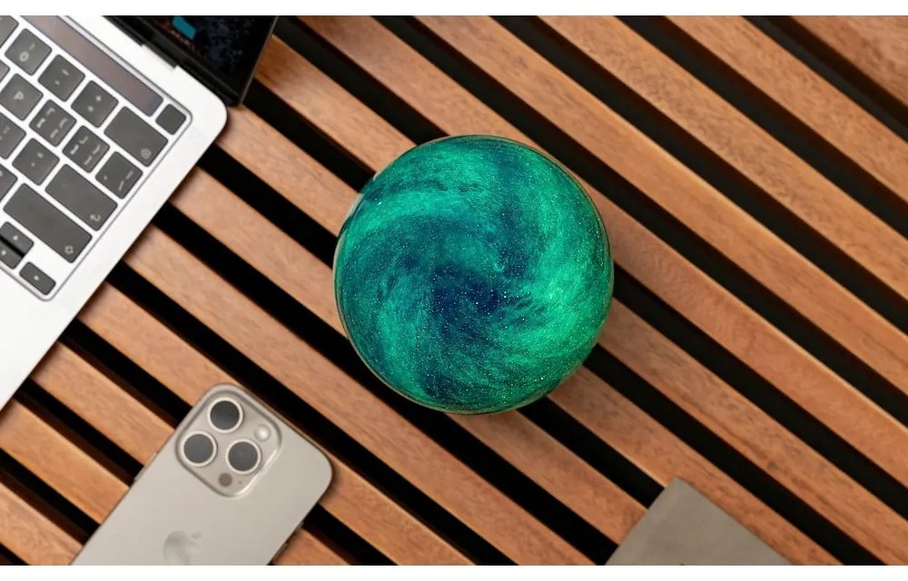 Decorațiune luminoasă în culoare naturală închisă cu USB ø 12 cm Galaxy Breeze – Gingko