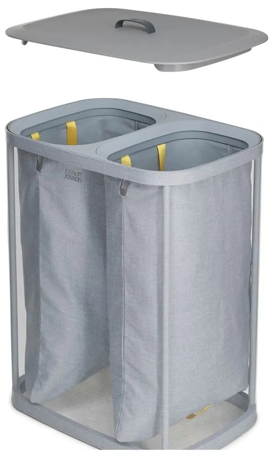 Coș de rufe gri 45 l + 45 l Tota - Joseph Joseph