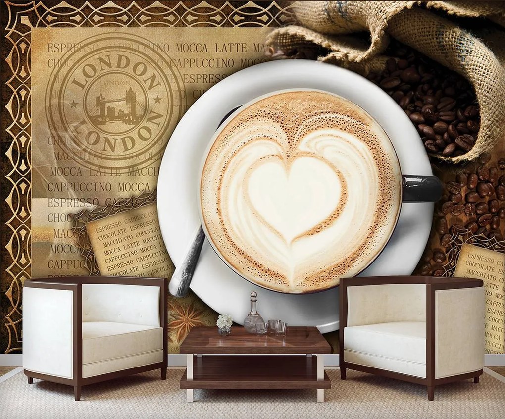 Fototapet - Latte Art (152,5x104 cm)
