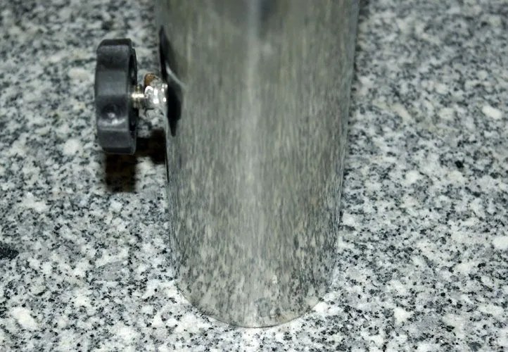 Suport umbrelă de grădină - granit / oțel inoxidabil, 50 kg