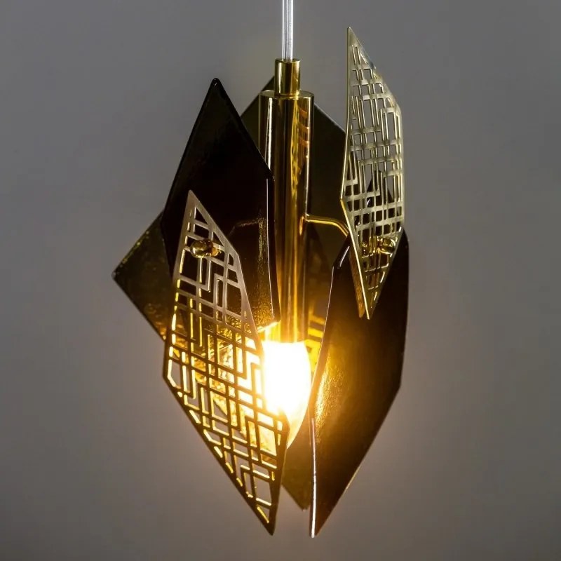 Pendul modern design LUX realizat manual POLYGON