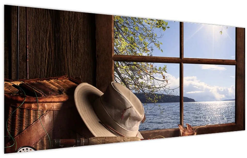 Tablou - Echipament de pescuit (120x50 cm)