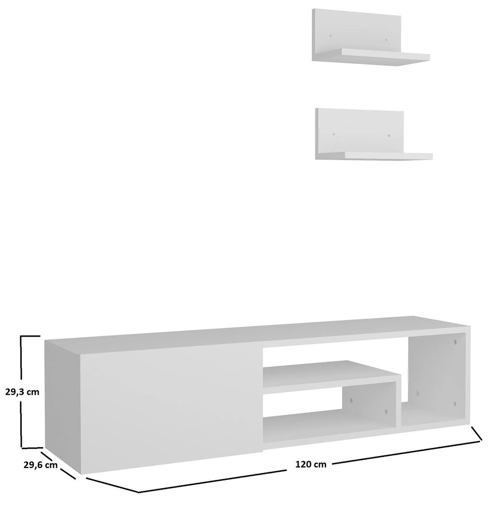 Mobilier living Zamial (alb). 1102665