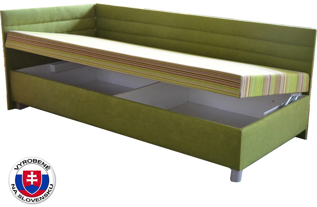 Pat de o persoană (canapea) 100 cm Emil 2 (cu saltea sandwhich) (S). 774248