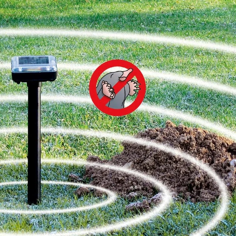 Aparat solar anti-cârtiţe, set 2 buc.