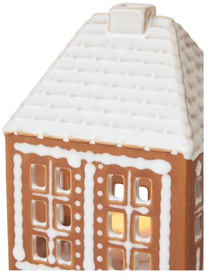 Sfeșnic pentru lumânări pastilă din ceramică Gingerbread Lighthouse – Kähler Design