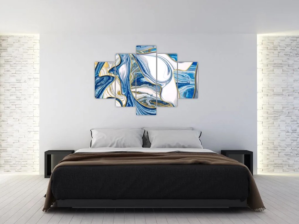 Tablou - Valuri de marmură (150x105 cm)