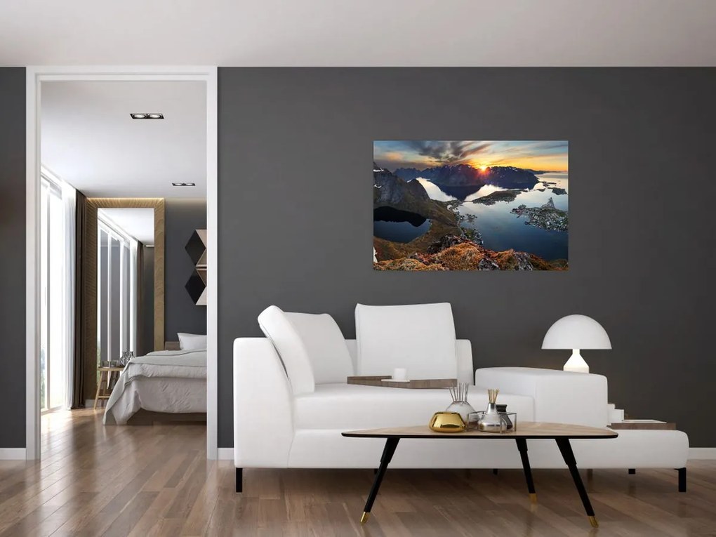 Tablou - Peisaj montan, Norvegia (90x60 cm)