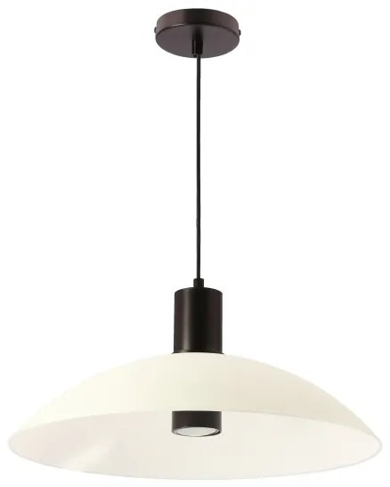 Pendul cu cablu TEDIN 1xGU10/15W/230V alb/negru