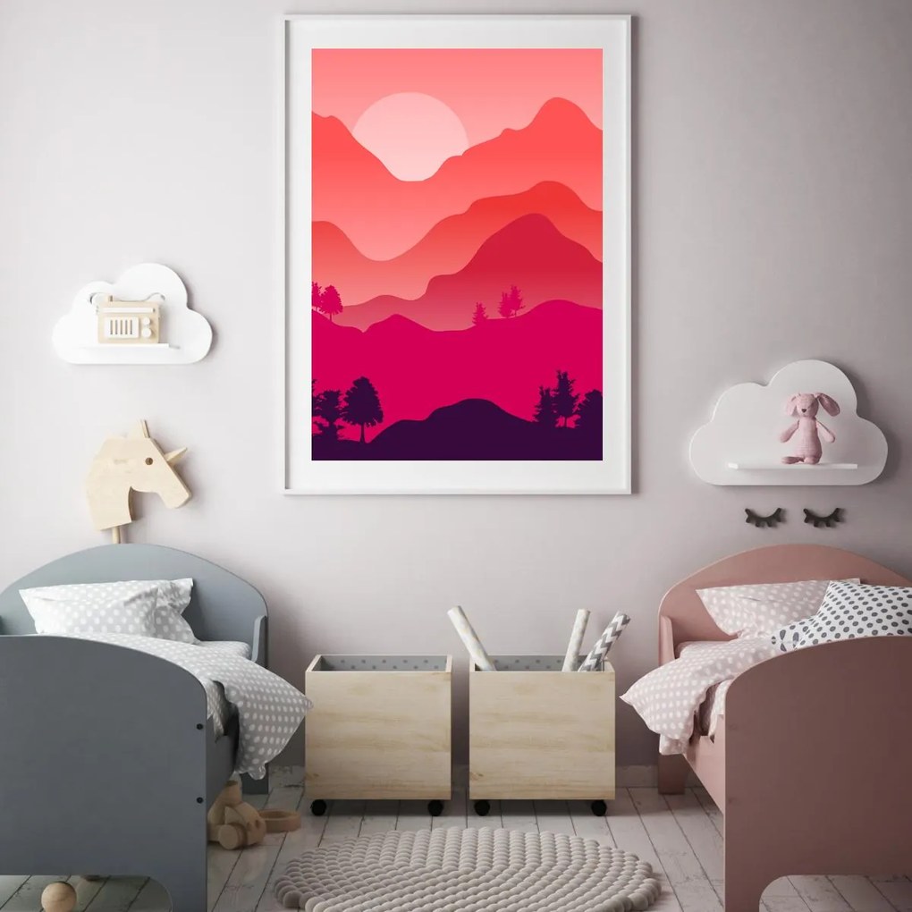 Poster - Peisaj montan (A4)