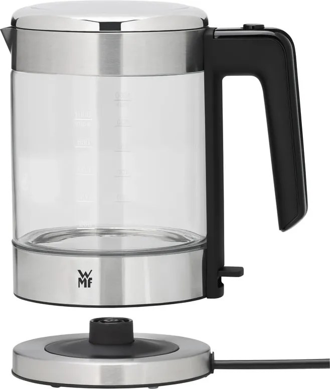 Cană fierbător din sticlă WMF KITCHENMINI, 1 l