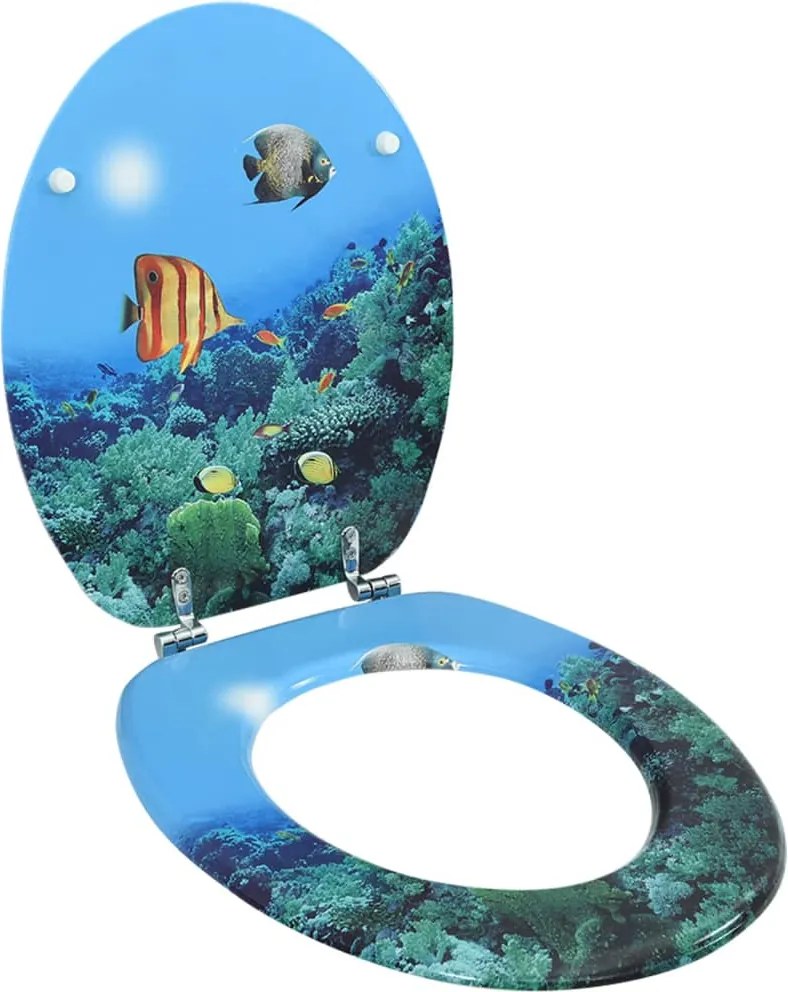 vidaXL Capac WC, MDF, model subacvatic